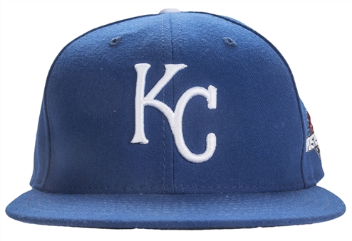 2015 Christian Colon ALCS Game Worn Kansas City Royals Cap Worn for Games 1, 2 & 6 (MLB Authenticated)